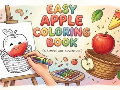 Spil Easy Apple Coloring Book