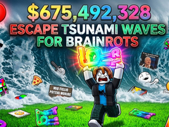 Spil Escape Tsunami Waves for Brainrots