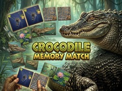 Spil Crocodile Memory Match