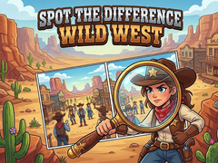 Spil Spot the Difference: Wild West