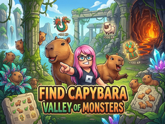 Spil Find Capybara: Valley of Monsters
