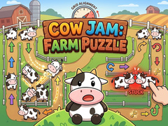 Spil Cow Jam Farm Puzzle