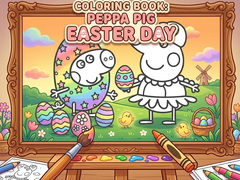 Spil Coloring Book: Peppa Pig Easter Day