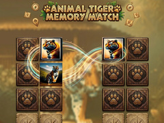 Spil Animal Tiger Memory Match