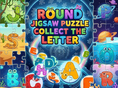 Spil Round Jigsaw Puzzle - Collect the Letter