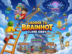Spil Ladder to Brainhot: Climb Obby