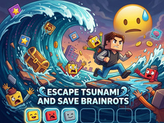 Spil Escape Tsunami and Save Brainrots
