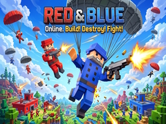 Spil Red & Blue: Online. Build! Destroy! Fight!