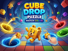 Spil Cube Drop Puzzle: Match Color