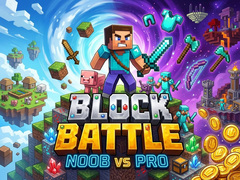 Spil Block Battle - Noob vs Pro