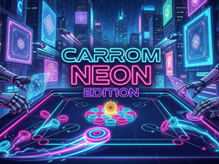 Spil Carrom Neon Edition