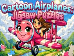 Spil Cartoon Airplanes: Jigsaw Puzzles