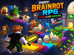 Spil Obby: Brainrot RPG Slasher & Loot Adventure