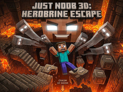 Spil Just Noob 3D: Herobrine Escape