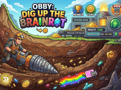 Spil Obby: Dig Up The Brainrot!