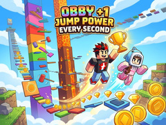 Spil Obby +1 Jump Power Every Second