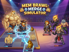 Spil Mem Brawl: Merge Simulator