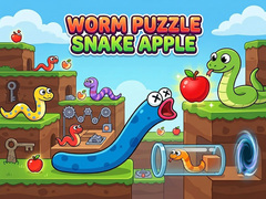 Spil Worm Puzzle: Snake Apple