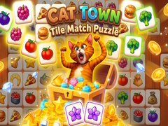 Spil Cat Town - Tile Match Puzzle