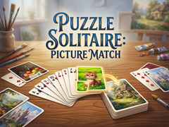 Spil Puzzle Solitaire Picture Match