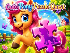 Spil Cute Pony Puzzle Quest