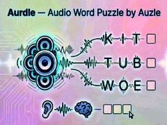 Spil Aurdle — Audio Word Puzzle by Auzle