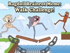 Spil Ragdoll Brainrot Meme: Walk Challenge!
