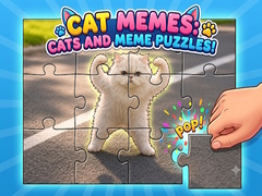 Spil Cat Memes: Cats and Meme Puzzles!