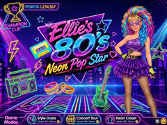 Spil Ellie’s 80’s Neon Pop Star