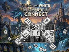 Spil Black and White Mahjong Connect