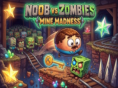 Spil Noob vs Zombies: Mine Madness
