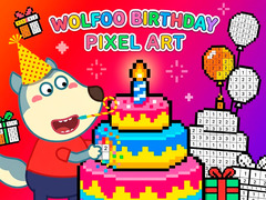 Spil Wolfoo Birthday Pixel Art