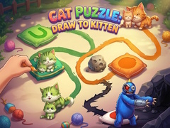 Spil Cat Puzzle: Draw To Kitten