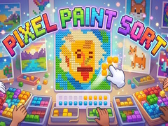 Spil Pixel Paint Sort