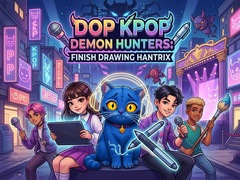 Spil DOP KPop Demon Hunters: Finish Drawing Hantrix