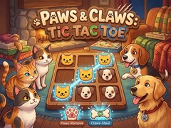 Spil Paws & Claws Tic Tac Toe