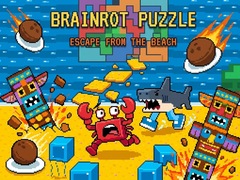 Spil Brainrot Puzzle: Escape from the Beach
