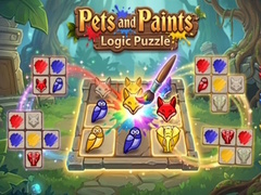 Spil Pets and Paints: Logic Puzzle