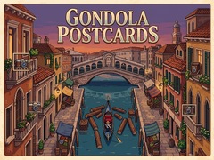 Spil Gondola Postcards