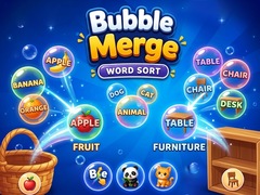 Spil Bubble Merge: Word Sort