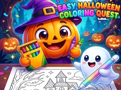 Spil Easy Halloween Coloring Quest