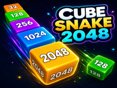 Spil Cube Snake 2048