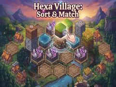 Spil Hexa Village: Sort & Match