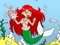 Spil Mermaid Aquarium Coloring Game